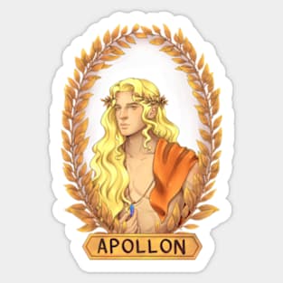 Apollo Greek God Classic Version Greek Mythology Sticker